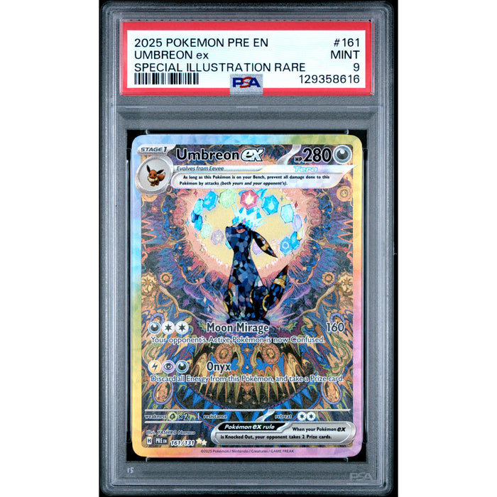 Pokémon TCG: Umbreon Ex 161 PSA 9 - Prismatic Evolutions