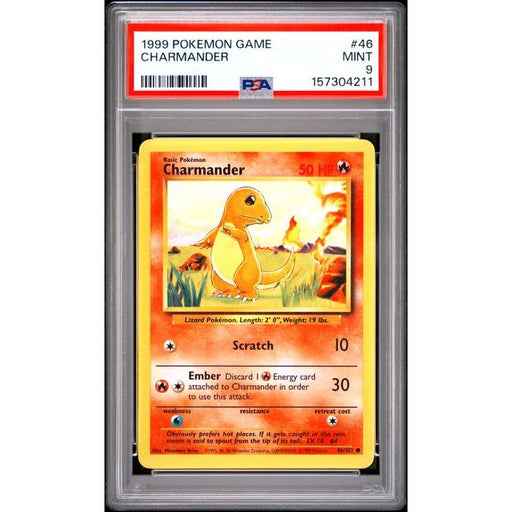 Pokémon TCG: Charmander #46 PSA 9-157304211