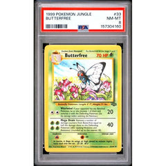 Pokémon TCG: Butterfree #33 PSA 8 - Jungle