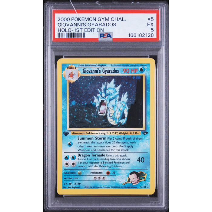 Pokémon TCG: Giovanni's Gyarados #5 PSA 5-166182128