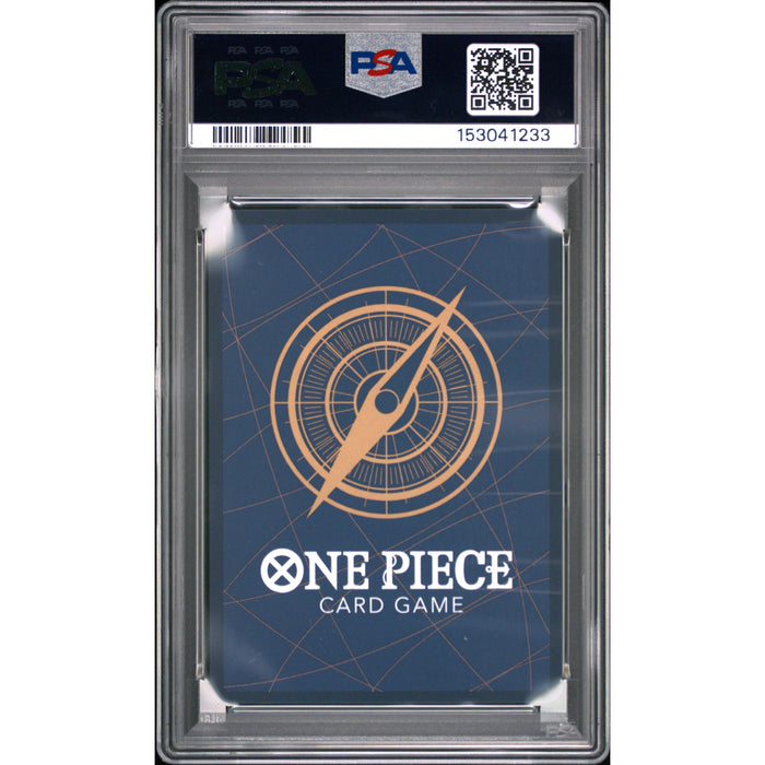 Pokémon TCG: Monkey D. Luffy {{setAbbreviation}} 110 NM PSA 10 (Back)