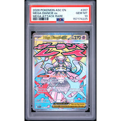 Pokémon TCG: Mega Diancie Ex #267 PSA 10 - Ascended Heroes