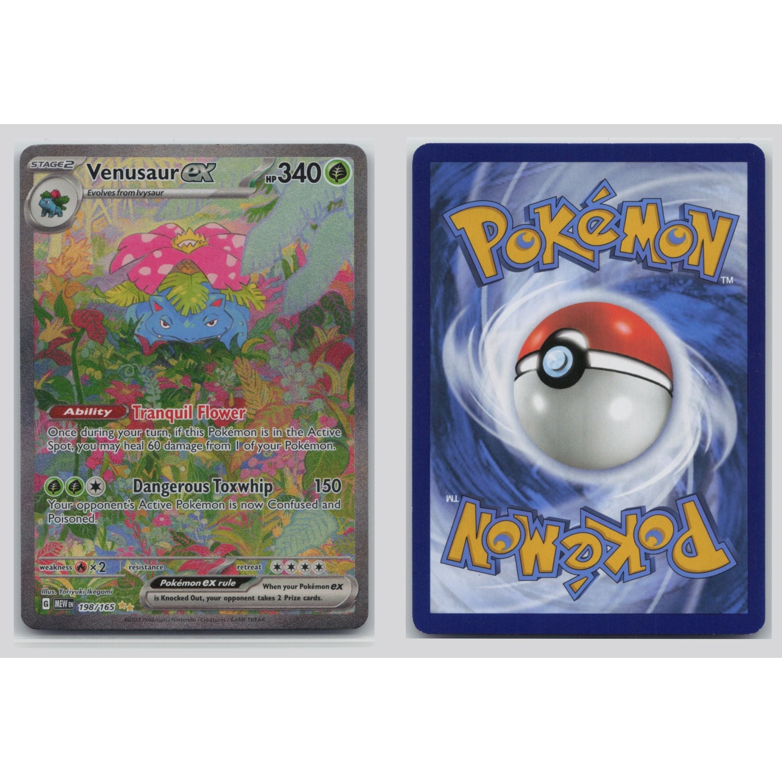 Venusaur ex 198/165 SIR Scarlet & Violet 151 Pokémon TCG | Rogerz.dk