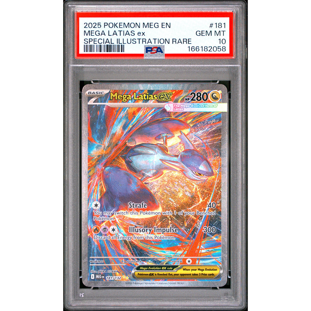 Pokémon TCG: Mega Latias Ex #181 PSA 10 - Mega Evolution