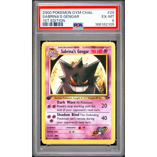 Pokémon TCG: Sabrina's Gengar #29 PSA 6-166182105