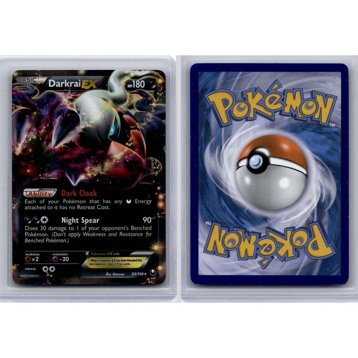Pokémon TCG, Darkrai EX (Black & White—Dark Explorers #63)