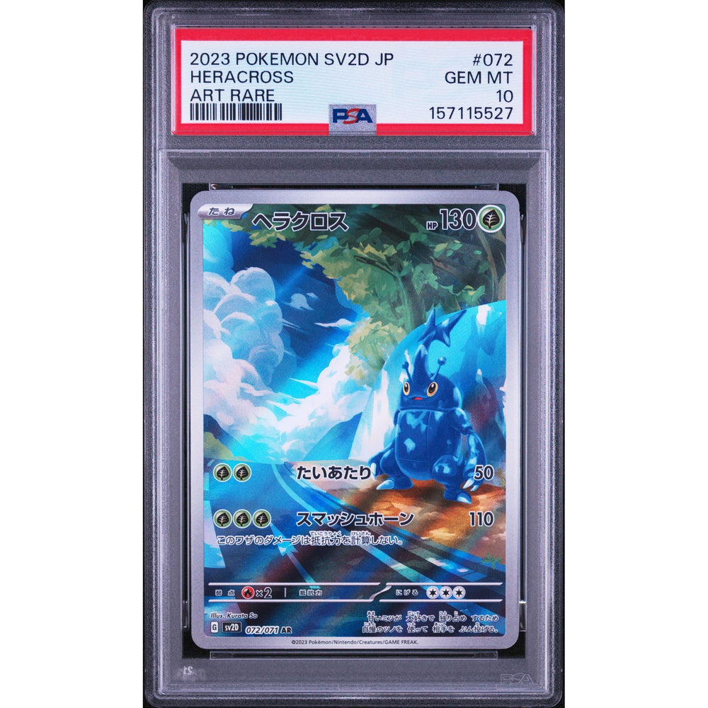 Pokémon TCG: Heracross #072 PSA 10 - Japanese