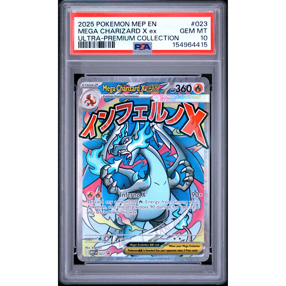 Pokémon TCG: Mega Charizard X Ex #023 PSA 10