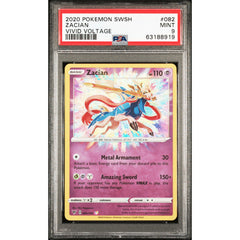 Pokémon TCG: Zacian #082 PSA 9