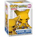 Funko, Inc.’s Funko POP! Pokemon: Alakazam #855 is an essential collectible for any fan, depicting Alakazam with spoons in hand and eyes closed in a signature pose. This vinyl figure is packaged in a display box that showcases official Pokémon merchandise branding and the character’s name, making it an ideal addition for both collectors and fans.