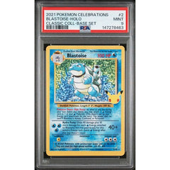 Pokémon TCG: Blastoise Holo #2 PSA 9 - Celebrations