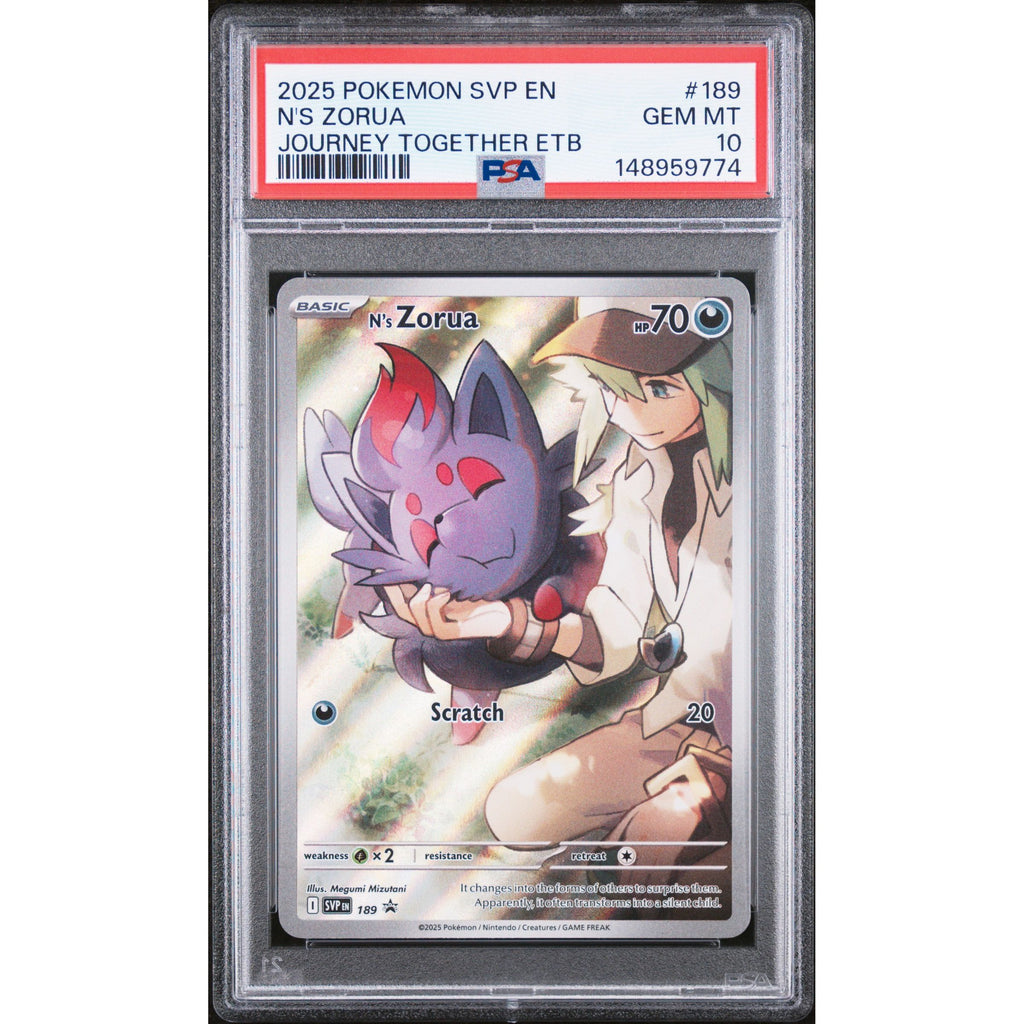 N's Zorua #189 PSA 10 – Scarlet & Violet Promo | Rogerz.dk