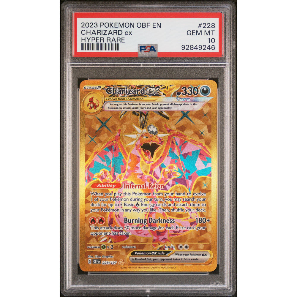 Pokémon TCG: Charizard Ex #228 PSA 10
