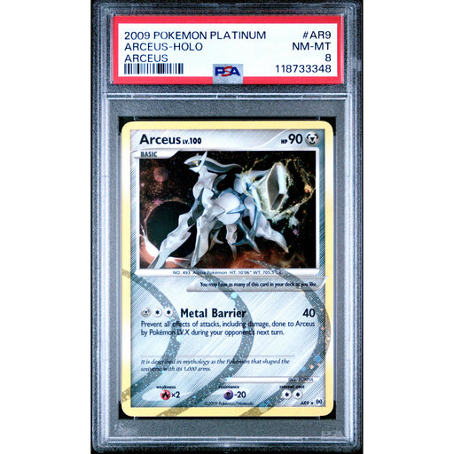 Pokémon TCG: Arceus AR9 PSA 8 - Platinum