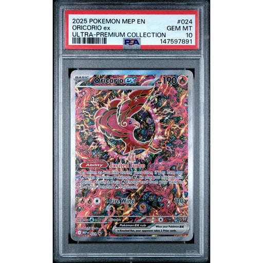 Pokémon TCG: Oricorio Ex #024 PSA 10 - Mega Evolution Promo-147597891