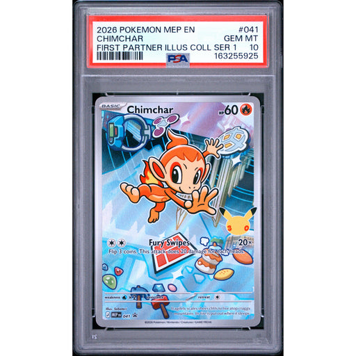Pokémon TCG: Chimchar #041 PSA 10-163255925
