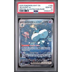 Pokémon TCG: Jellicent Ex #168 PSA 10 - White Flare