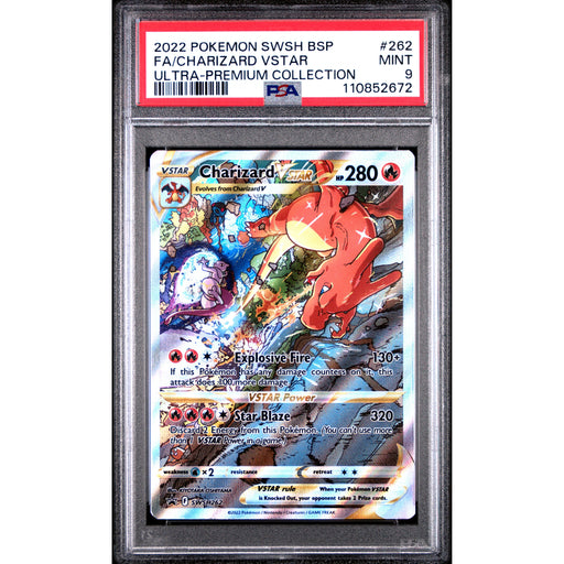 Pokémon TCG: Charizard Vstar #262 PSA 9-110852672