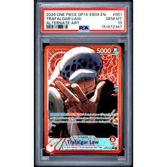 One Piece TCG: Trafalgar Law #001 PSA 10