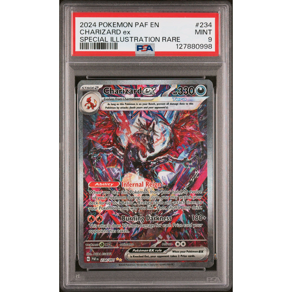 Pokémon TCG: Charizard Ex #234 PSA 9 - Paldean Fates