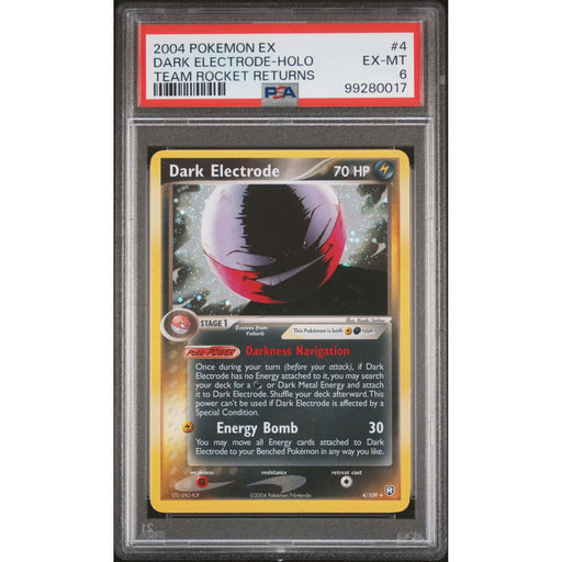 Pokémon TCG: Dark Electrode 4 PSA 6 Holo - Team Rocket Returns