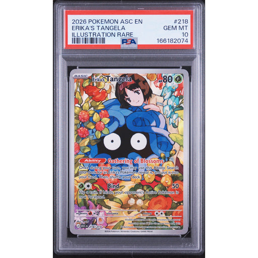 Pokémon TCG: Erika's Tangela #218 PSA 10-166182074