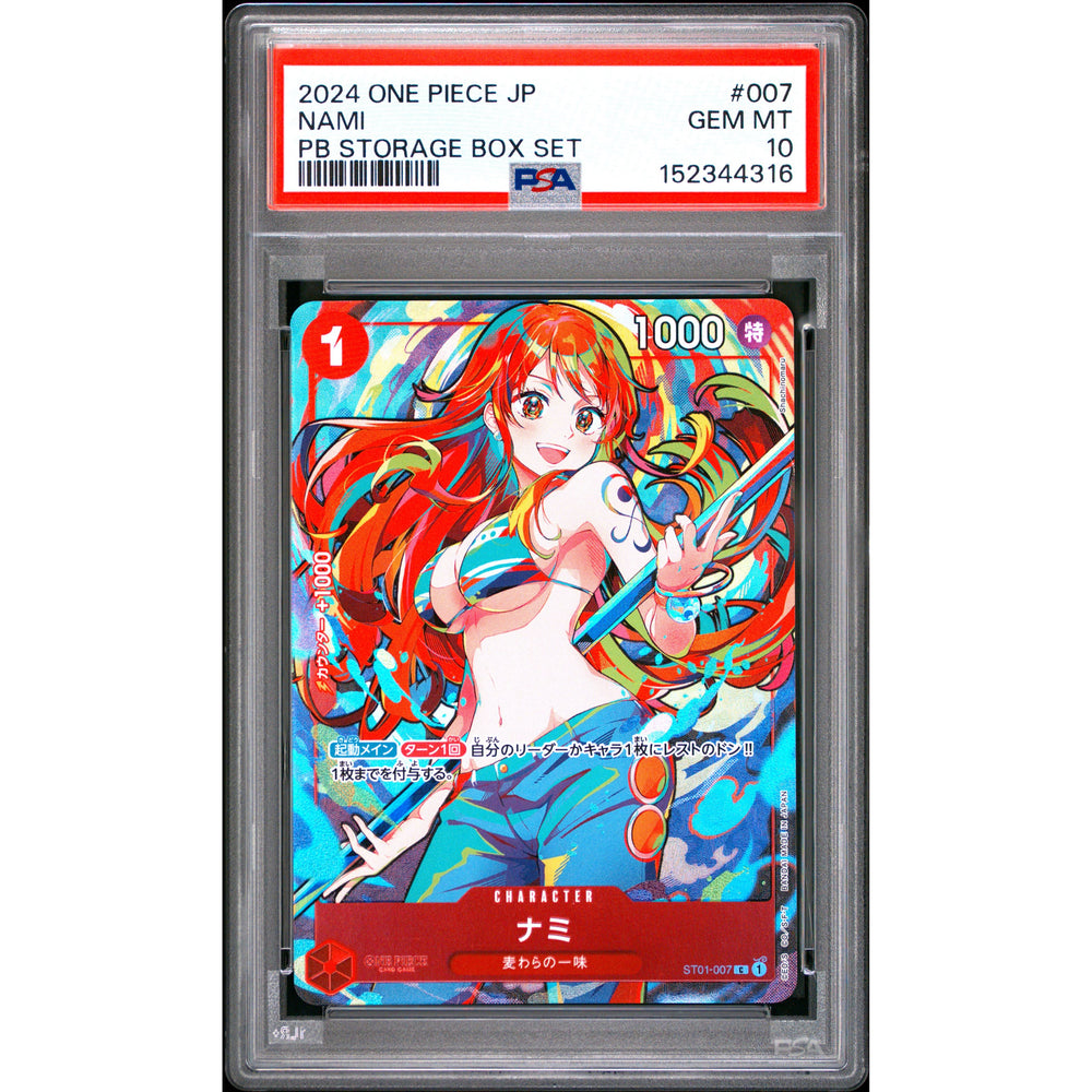 One Piece TCG: Nami #007 PSA 10