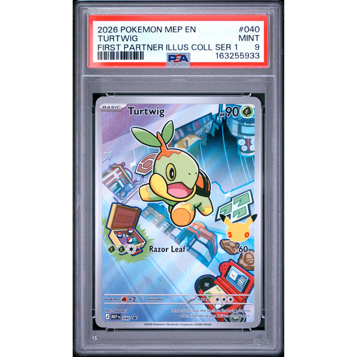 Pokémon TCG: Turtwig #040 PSA 9-163255933