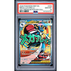 Pokémon TCG: Mega Lucario Ex #033 PSA 10