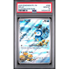 Pokémon TCG: Piplup #098 PSA 10 - Phantasmal Flames