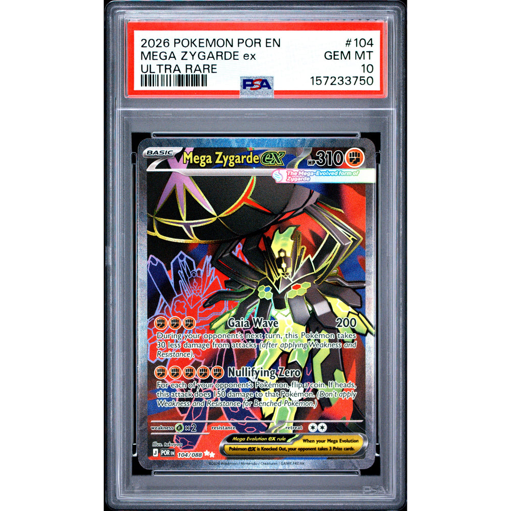 Pokémon TCG: Mega Zygarde Ex #104 PSA 10