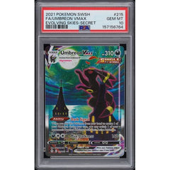 Pokémon TCG: Umbreon Vmax #215 PSA 10 - Evolving Skies