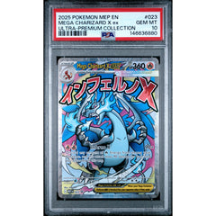 Pokémon TCG: Mega Charizard X Ex #023 PSA 10 - Mega Evolution Promo