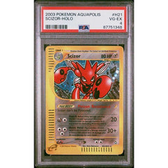 Pokémon TCG: Scizor Holo #H21 PSA 4 - Aquapolis
