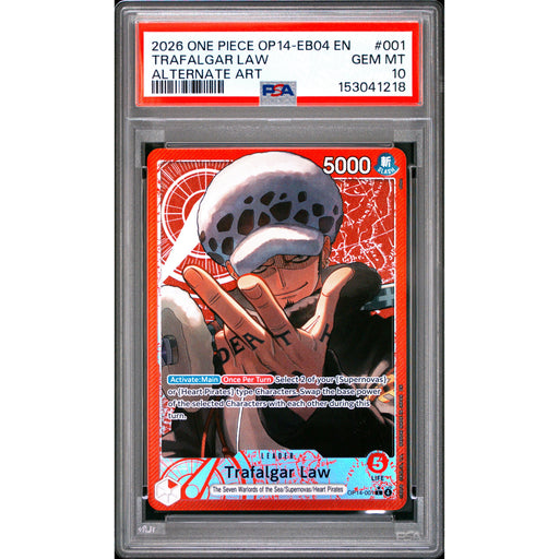 One Piece TCG: Trafalgar Law #001 PSA 10-153041218