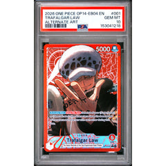 One Piece TCG: Trafalgar Law #001 PSA 10