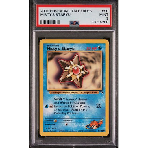 Pokémon TCG: Misty's Staryu #90 PSA 9-88714280