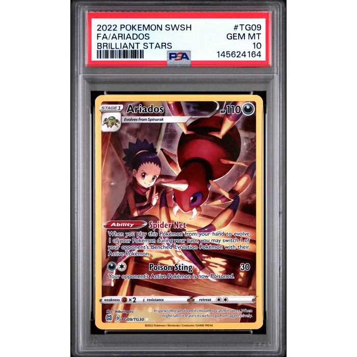 Pokémon TCG: Ariados TG09 PSA 10 - Brilliant Stars-145624164