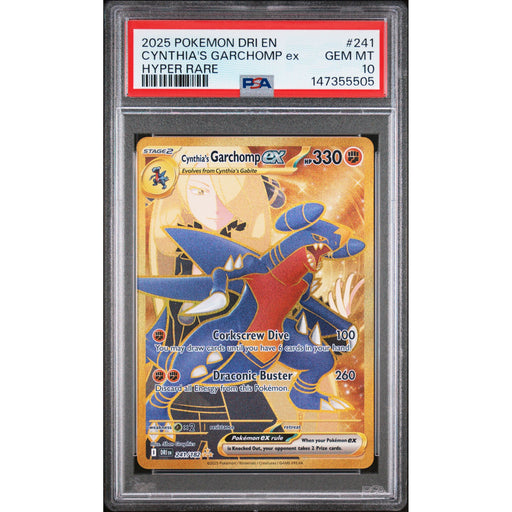 Pokémon TCG: Cynthia's Garchomp Ex #241 PSA 10-147355505