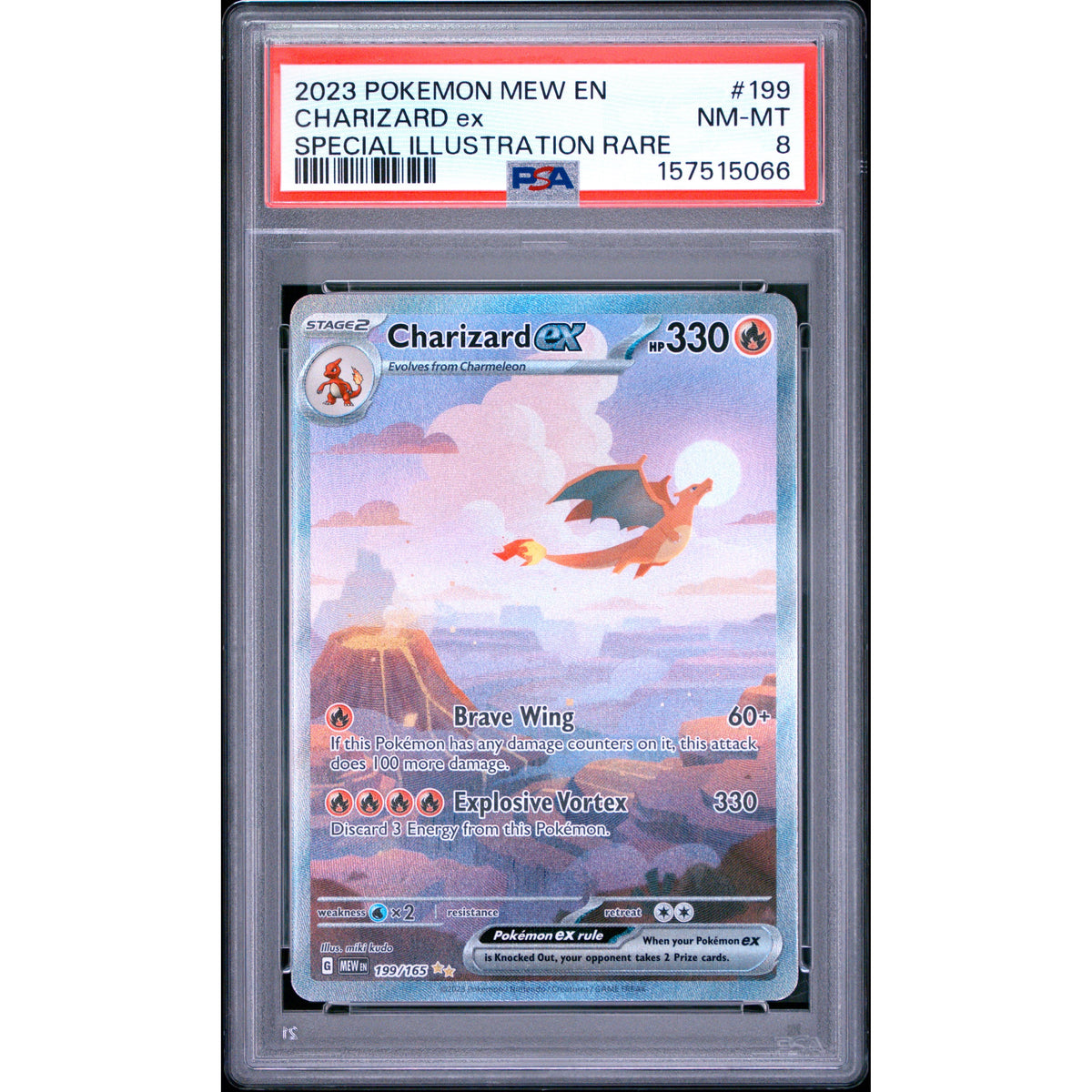 Pokémon TCG: Charizard Ex #199 PSA 8-157515066