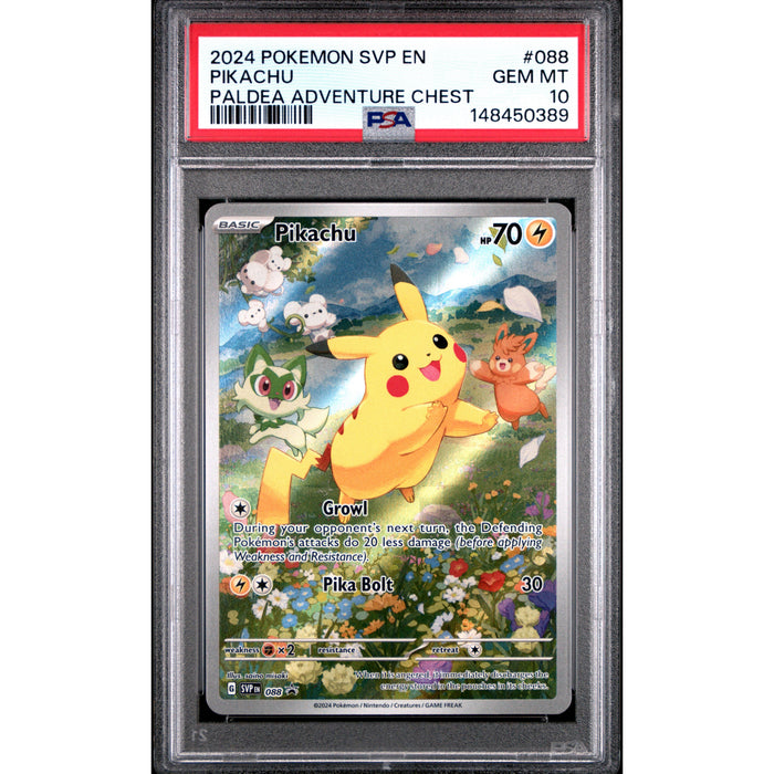 Pokémon TCG: Pikachu #088 PSA 10-148450389