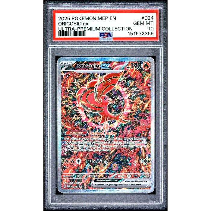 Pokémon TCG: Oricorio Ex #024 PSA 10-151672369
