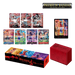 One Piece Card Game: 3rd Anniversary Set - English Version by Bandai, featuring eight illustrated cards, a red deck box, a colorful rectangular box, and the PREMIUM BANDAI logo above.