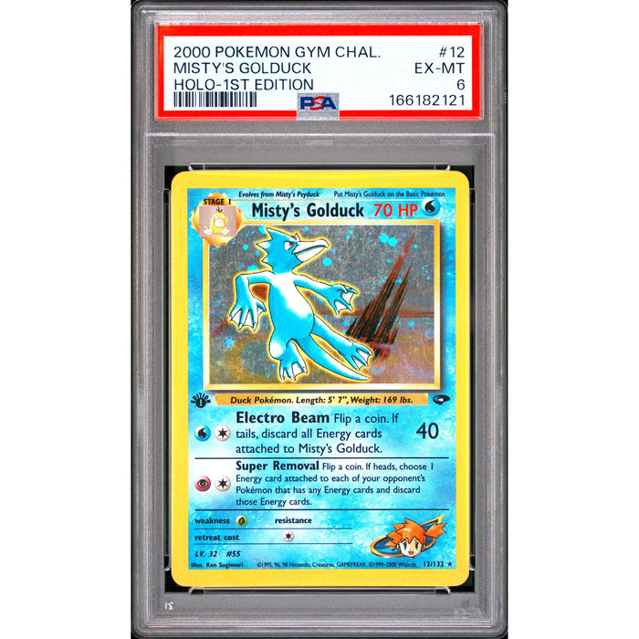 Pokémon TCG: Misty's Golduck #12 PSA 6-166182121