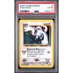 Pokémon TCG: Lugia #9 PSA 6 Holo - Neo Genesis