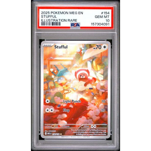 Pokémon TCG: Stufful #154 PSA 10-157304091