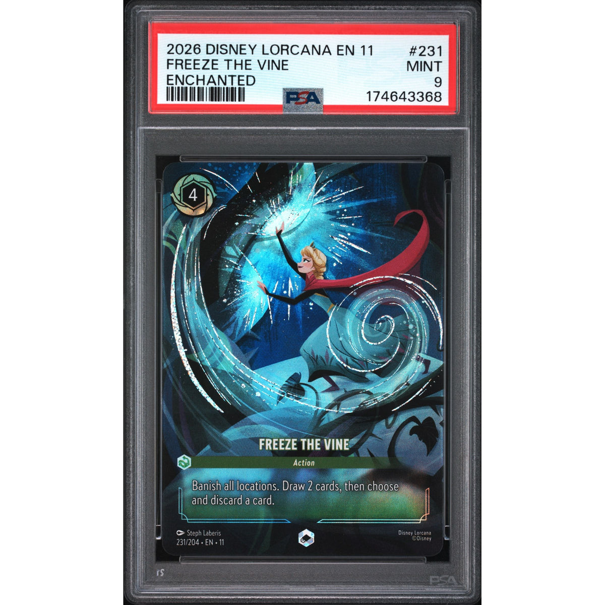 Lorcana: Freeze The Vine #231 PSA 9-174643368