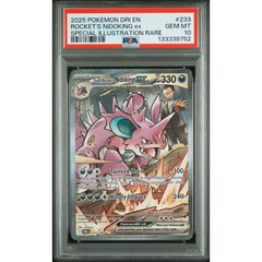 Pokémon TCG: Rocket's Nidoking Ex #233 PSA 10 - Destined Rivals