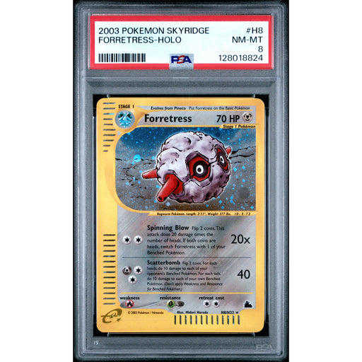 Pokémon TCG: Forretress H8 PSA 8 Holo - Skyridge