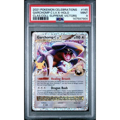 Pokémon TCG: Garchomp C Lv.X Holo #145 PSA 9 - Celebrations